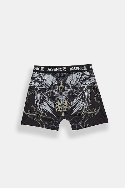 Arsenic Winged Skulls Boxer Brief