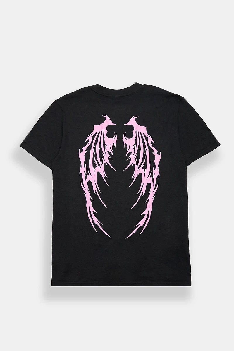 T-shirt imprimé ailes Arsenic