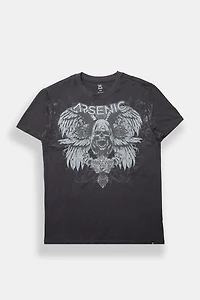 T-shirt imprimé faucheur ailé Arsenic