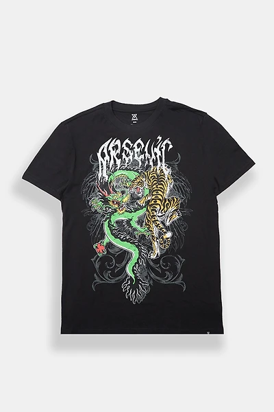 Arsenic Dragon & Tiger Graphic Tee