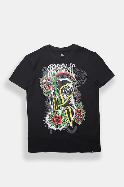 Arsenic Reaper Tattoo Graphic Tee