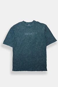 T-shirt surdimensionné délavé imprimé à logo HD Zoo York