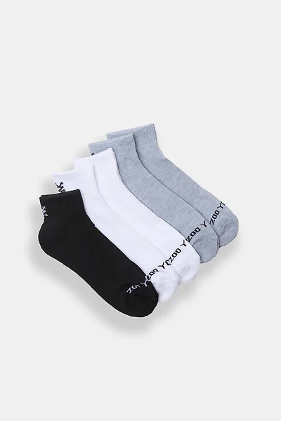 Zoo York 5-Pack Athletic Ankle Socks