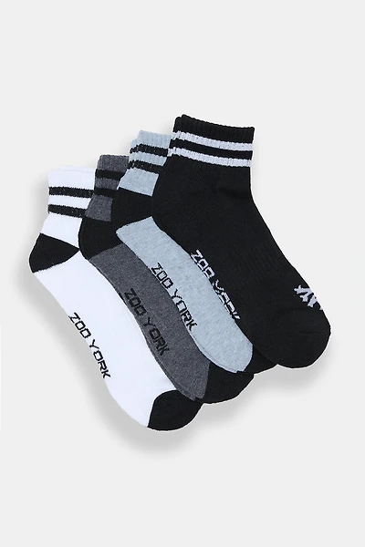 Zoo York 4-Pack Athletic Ankle Socks