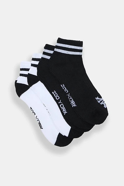 Zoo York 4-Pack Athletic Ankle Socks