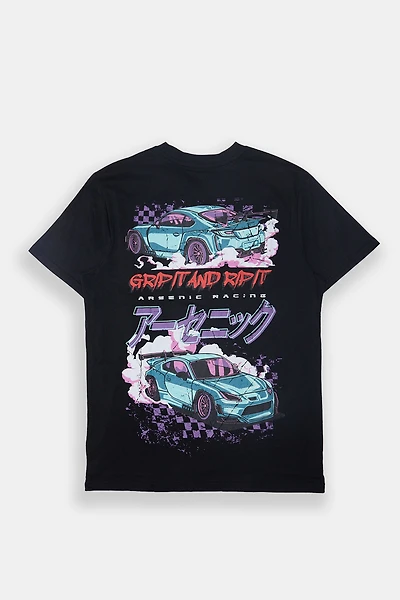 Arsenic Mens Racing Graphic T-Shirt