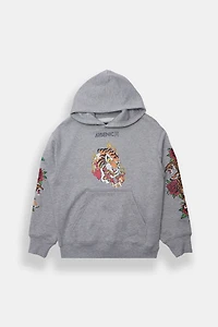 Haut à capuchon imprimé tigre Arsenic junior