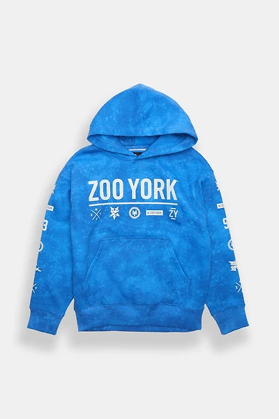 Zoo York Youth Allover Washed Printed Hoodie