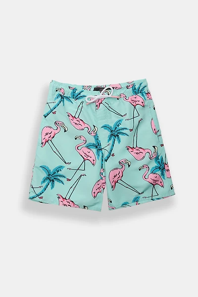 Arsenic Youth Flamingo Swim Shorts 7"