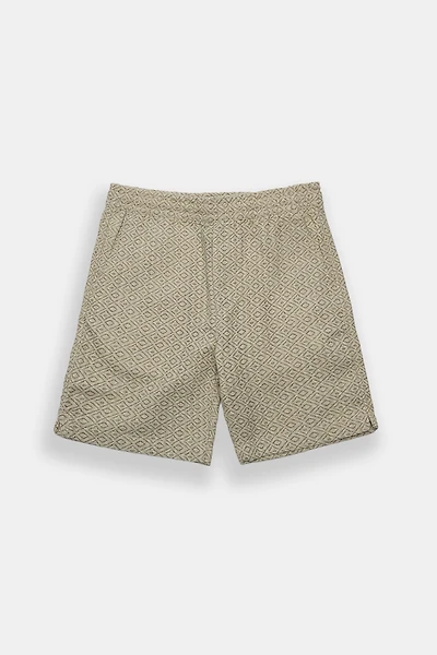 Youth Textured Geometric Shorts 7"