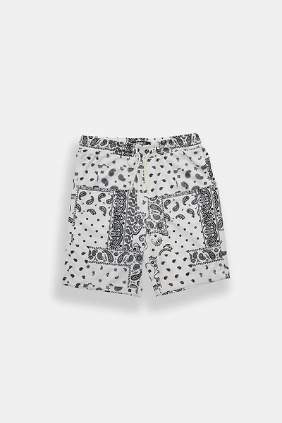 Short en maille imprimé bandana Arsenic junior
