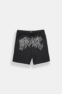 Short en maille imprimé logo Arsenic junior