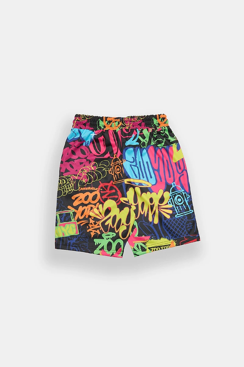 Zoo York Youth Graffiti Mesh Shorts