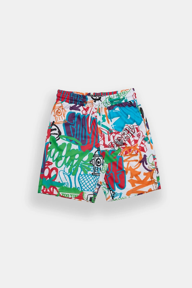 Zoo York Youth Graffiti Mesh Shorts