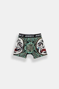 Arsenic Youth Kaleidoscope Mask Printed Boxer Brief