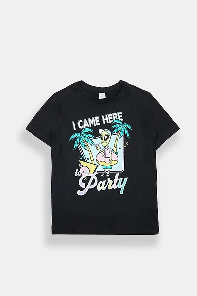 T-shirt imprimé Arsenic Here To Party junior