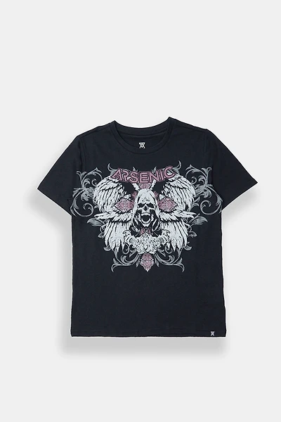 Arsenic Youth Winged Reaper Graphic Tee