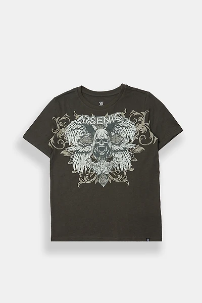 Arsenic Youth Winged Reaper Graphic Tee