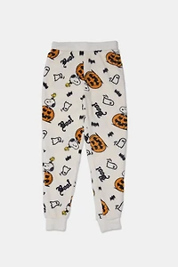 Girls Snoopy Ghost Plush Pajama Pant