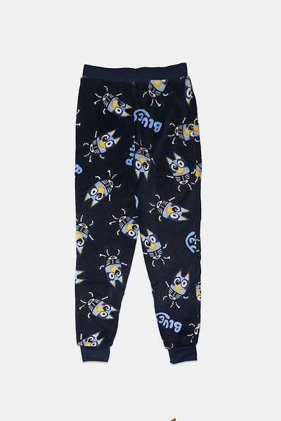 Girls Bluey Halloween Plush Pajama Pant