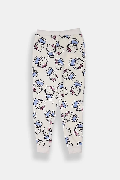 Girls Hello Kitty Plush Pajama Pant
