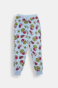 Pantalon de pyjama en peluche cadeaux Noël The Grinch fille