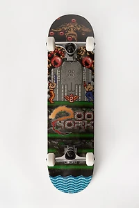 Planche à roulette motif 8-bit d'aliens Zoo York 7.75"