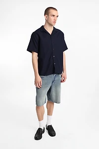 Short en denim ample à écusson Coors Rodeo brodé