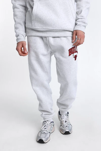 Jogger en molleton brodé Chicago Bulls