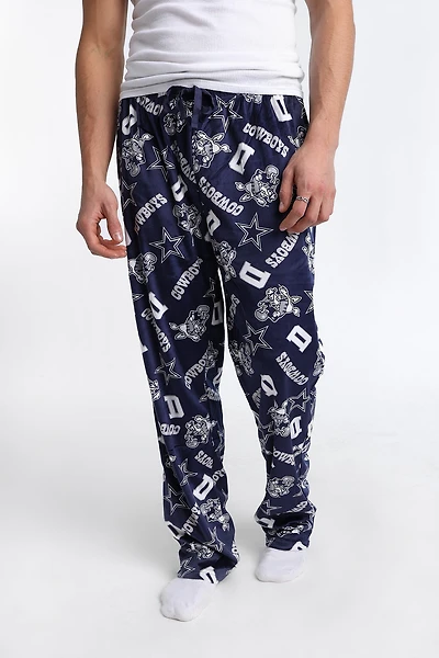 Dallas Cowboys Silky Fleece Pajama Pants