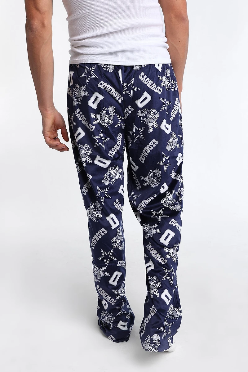 Dallas Cowboys Silky Fleece Pajama Pants