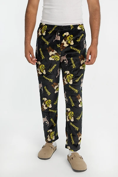 Pantalon de pyjama en peluche Shrek homme