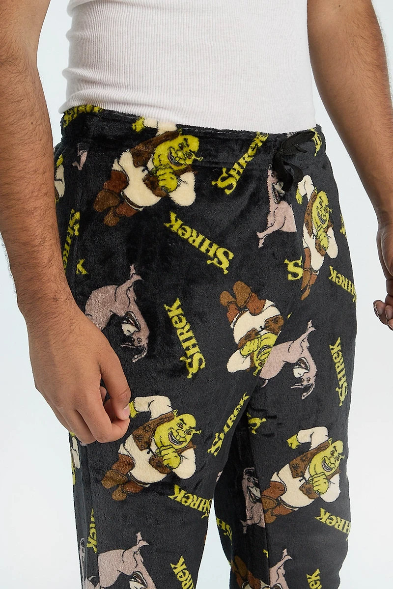 Pantalon de pyjama en peluche Shrek homme