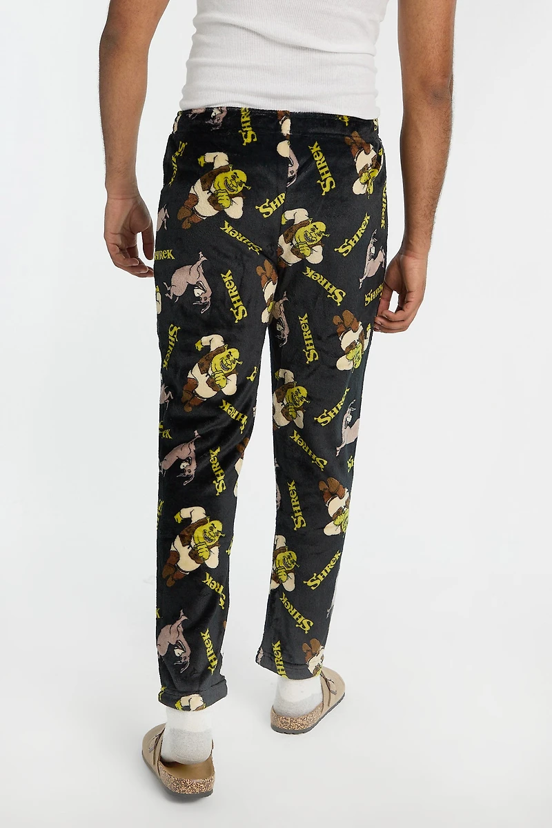 Pantalon de pyjama en peluche Shrek homme