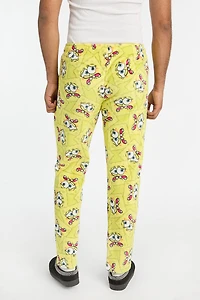Mens SpongeBob Plush Pajama Pant