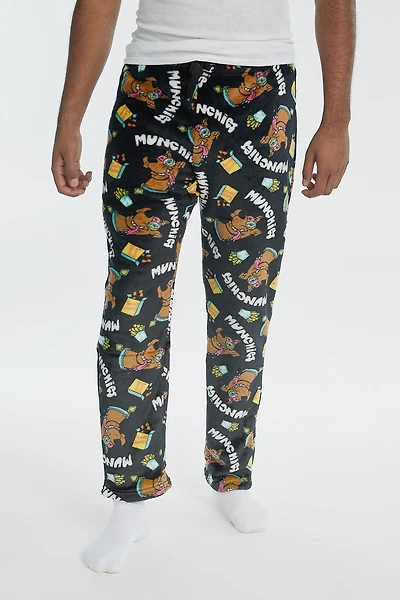 Mens Scooby-Doo Plush Pajama Pant