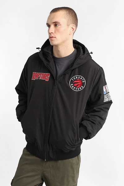Toronto Raptors Hooded Bomber Jacket