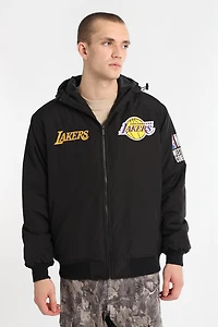 Veste bomber à capuche Los Angeles Lakers