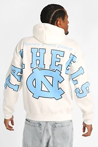 Haut à capuchon imprimé au dos University of North Carolina Tar Heels