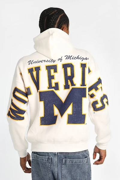 Michigan Wolverines Back Print Hoodie