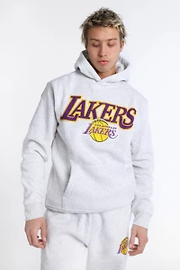 Haut à capuchon logo chenille Los Angeles Lakers