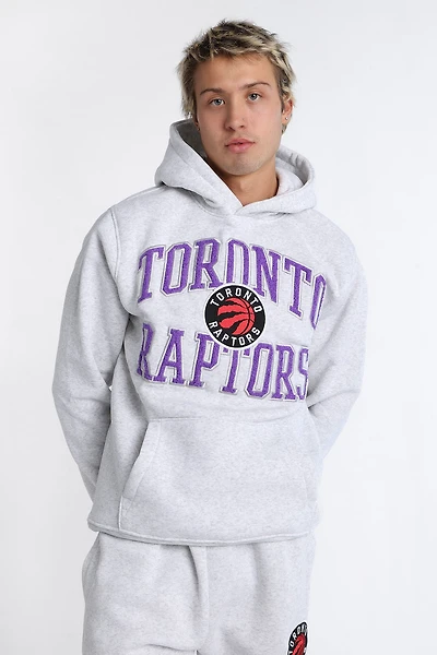 Haut à capuchon logo chenille Toronto Raptors
