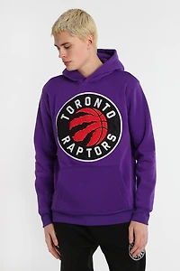 Haut à capuchon logo chenille Toronto Raptors