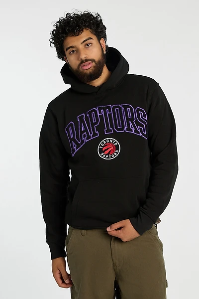 Mens Toronto Raptors Chenille Logo Hoodie