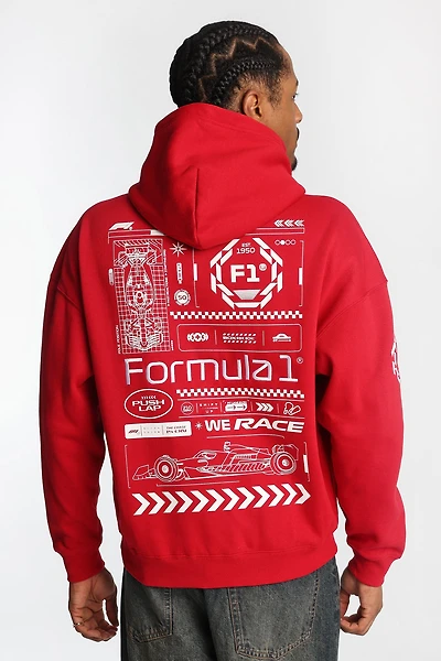 Haut à capuchon logo chenille Formula 1