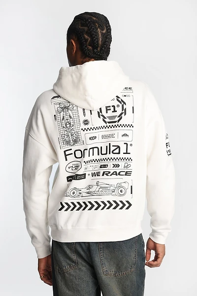 Haut à capuchon logo chenille Formula 1