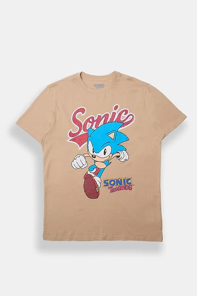 T-shirt imprimé Sonic The Hedgehog homme