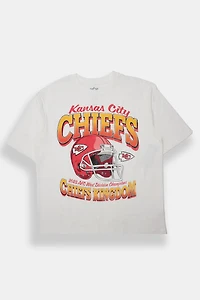 Mens Kansas City Chiefs 2023 Champions Graphic Oversized Tee