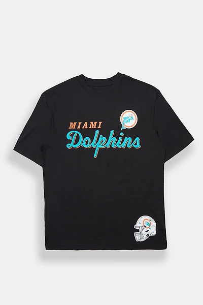T-shirt surdimensionné imprimé Miami Dolphins HD homme