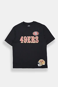 T-shirt surdimensionné imprimé San Francisco 49ers HD homme